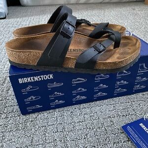 Birkenstock Mayari Sandals Slides Slip On Shoes Size 38 US women’s 7 men’s 5 GUC